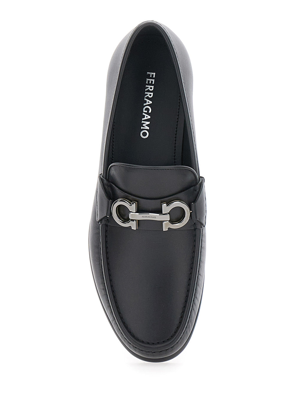Avril Black Calf Loafers