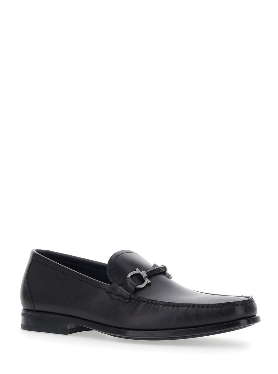 Loafers Black Calf Leather