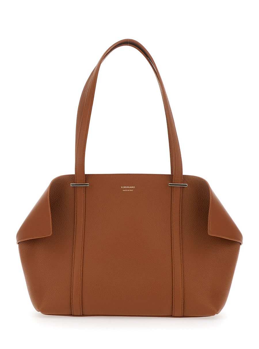 Tote Bag, Brown Leather Calf Bags