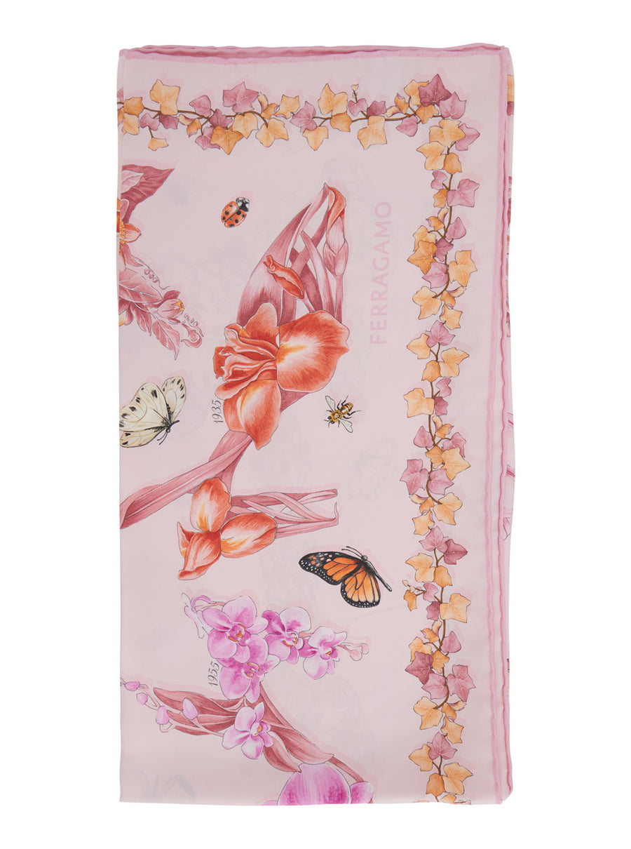 Scarf Pink Silk