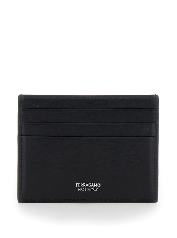 Card Holder Florence Black Calfskin Accessory