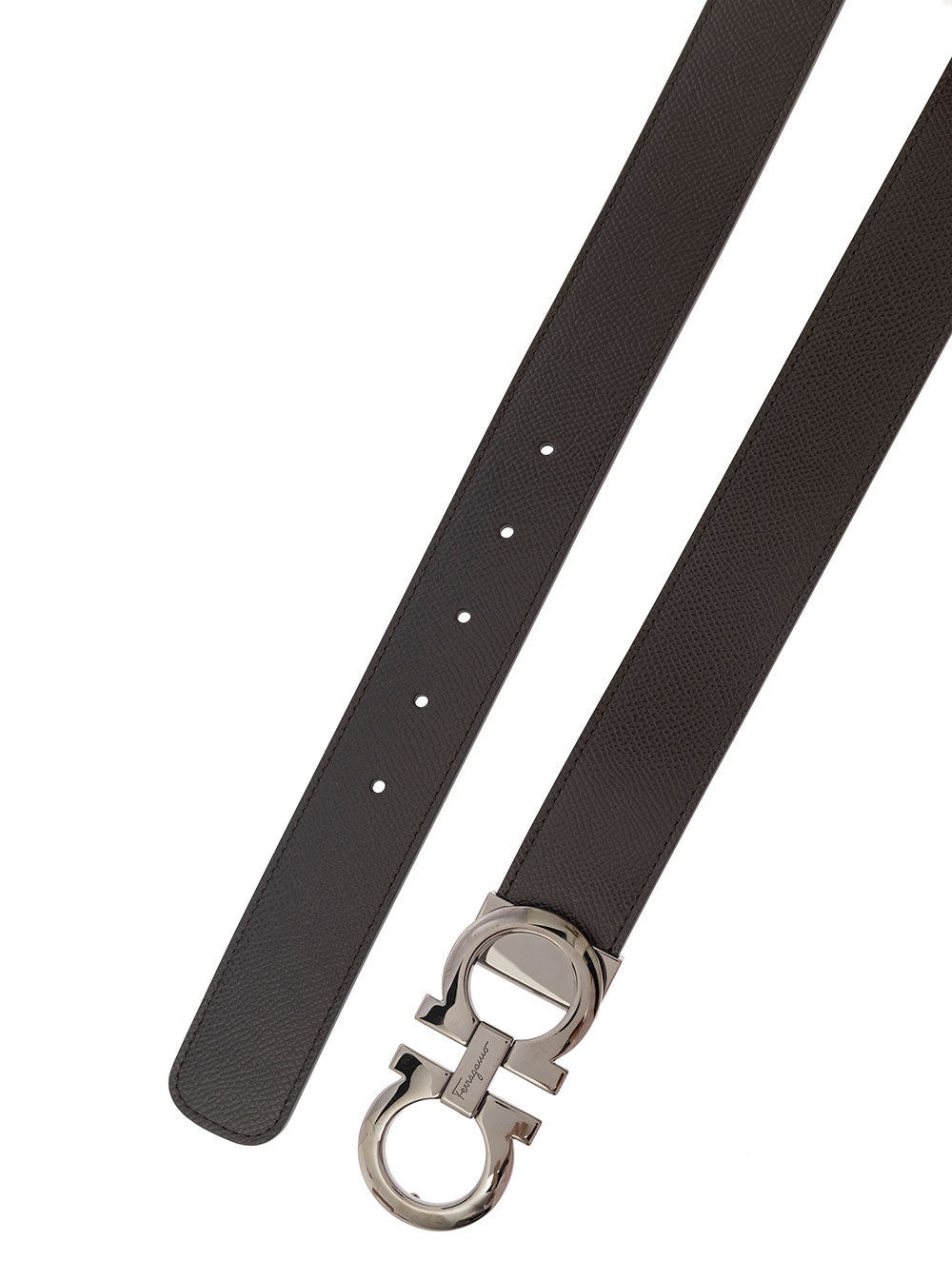 Reversibile Ad Brown Black Calf Belt