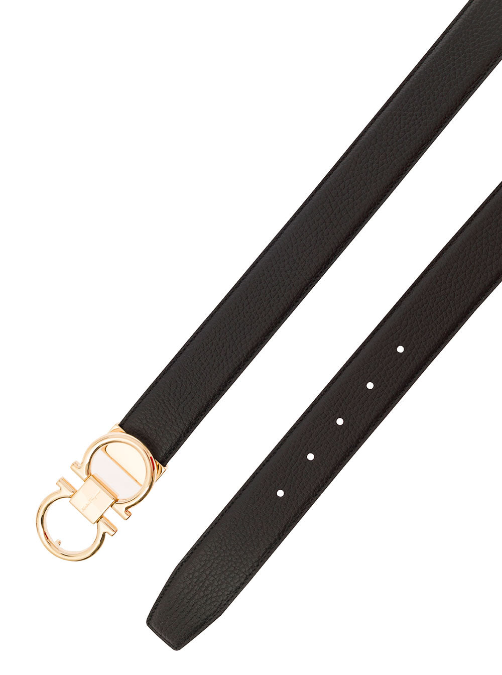 Reversibile Ad Black + Brown Calf Belt