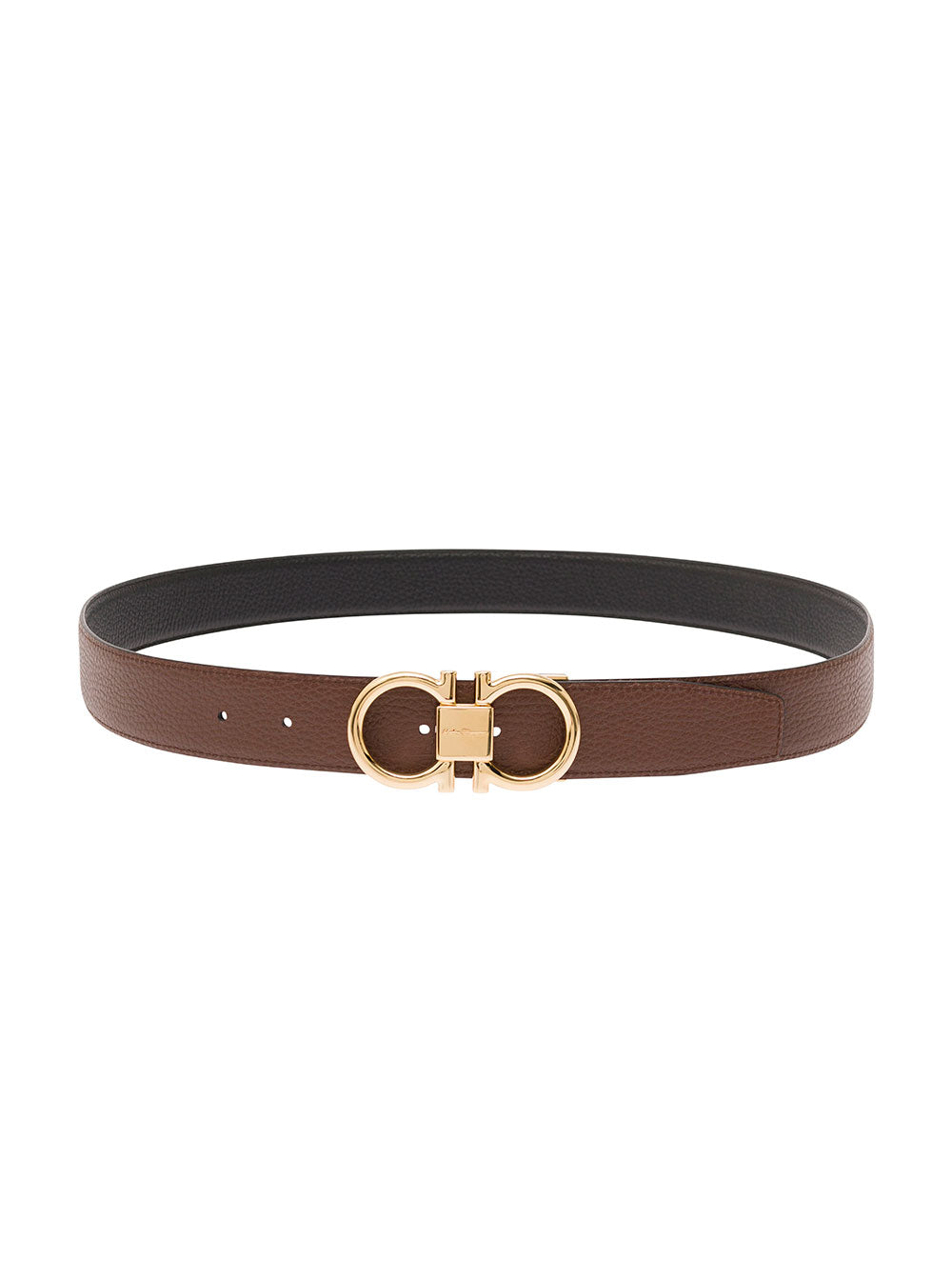 Reversibile Ad Black + Brown Calf Belt