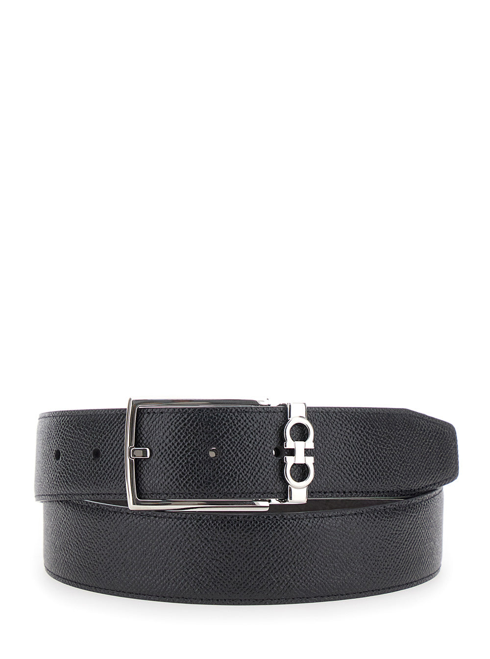 Fibbia Da Cerimonia Black Calf Belt