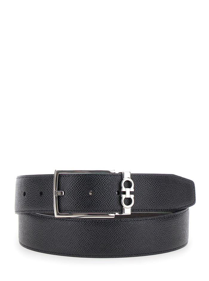 Fibbia Da Cerimonia Black Calf Belt