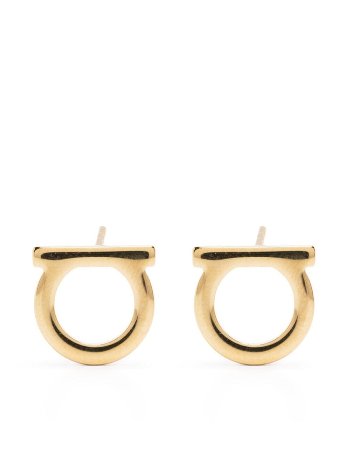 Gancini Earrings Gold-Colored Brass For Women Metallic