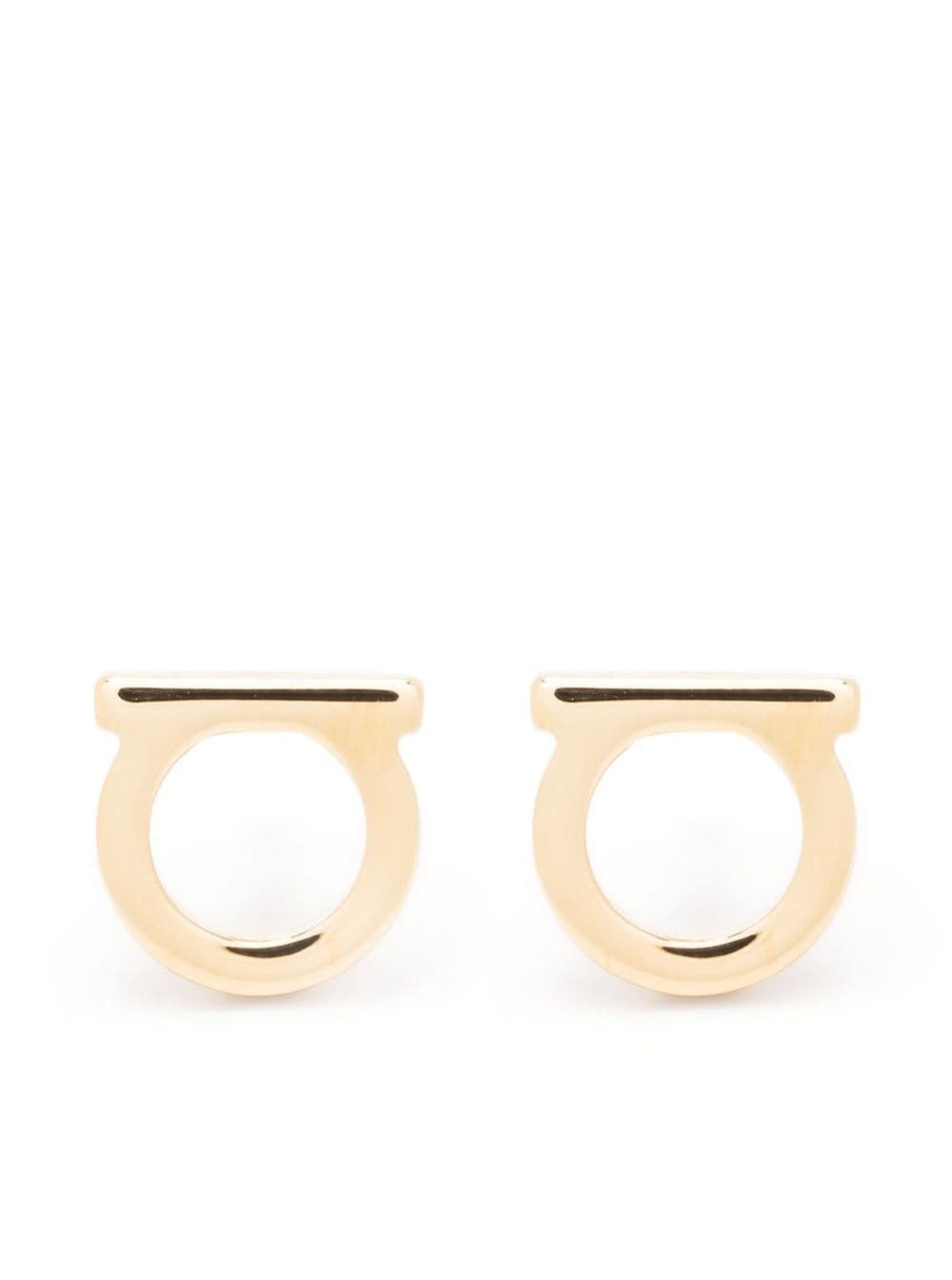 Stud Ganc 8d Metallic Brass Earrings