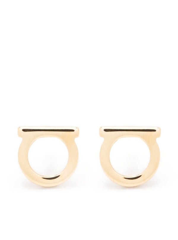 Earrings Gancini Gold-Coloured Brass Metallic