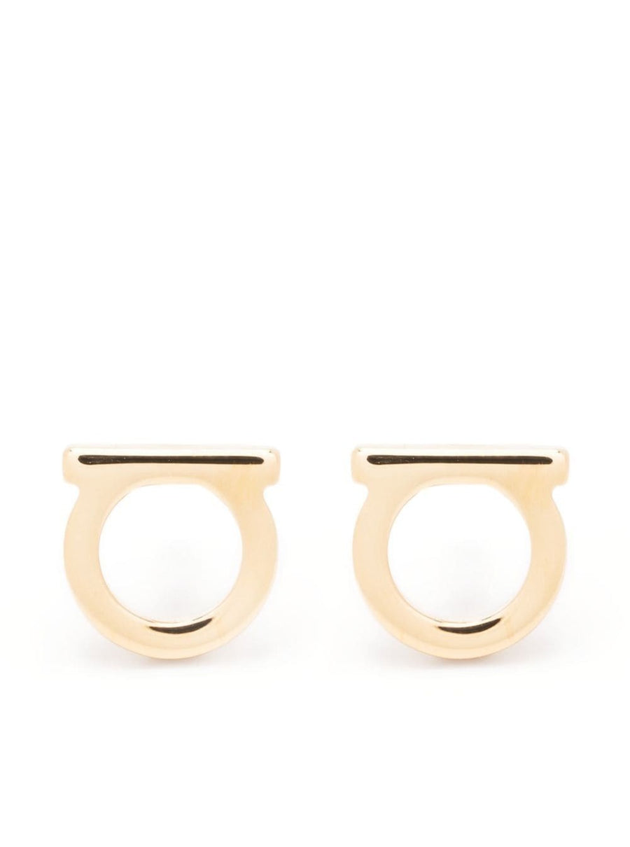 Earrings Gancini Gold-Coloured Brass Metallic
