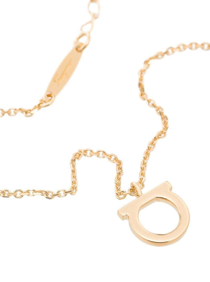 Necklace With Gancini Charm Gold For Women Metallic Brass Necklaces