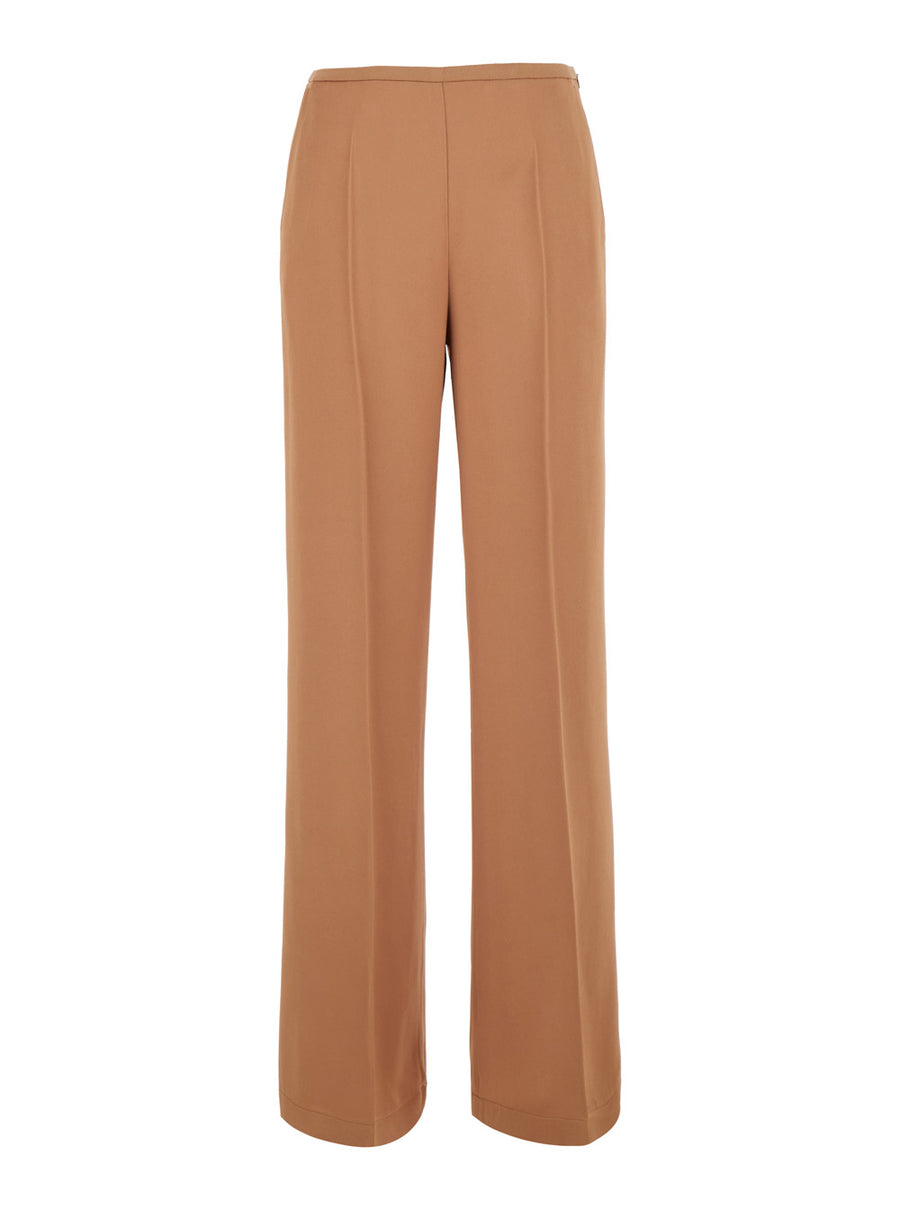 Trousers Pink Viscose Blend Acetate
