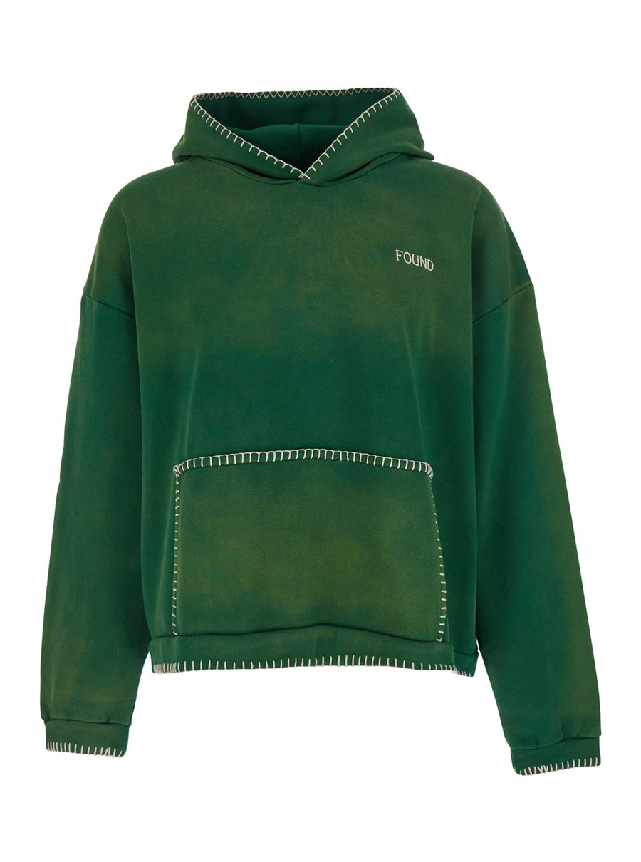 Hoodie Cotton Green Sweatshirts