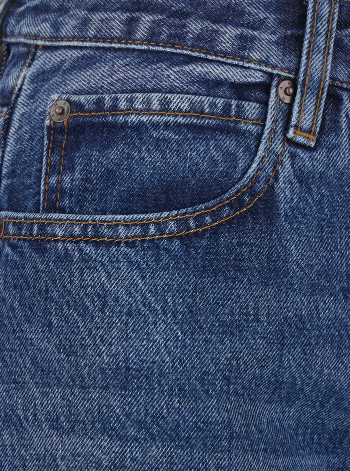 High-Waisted The Bow Jeans With Back Pockets Blue Women Blu