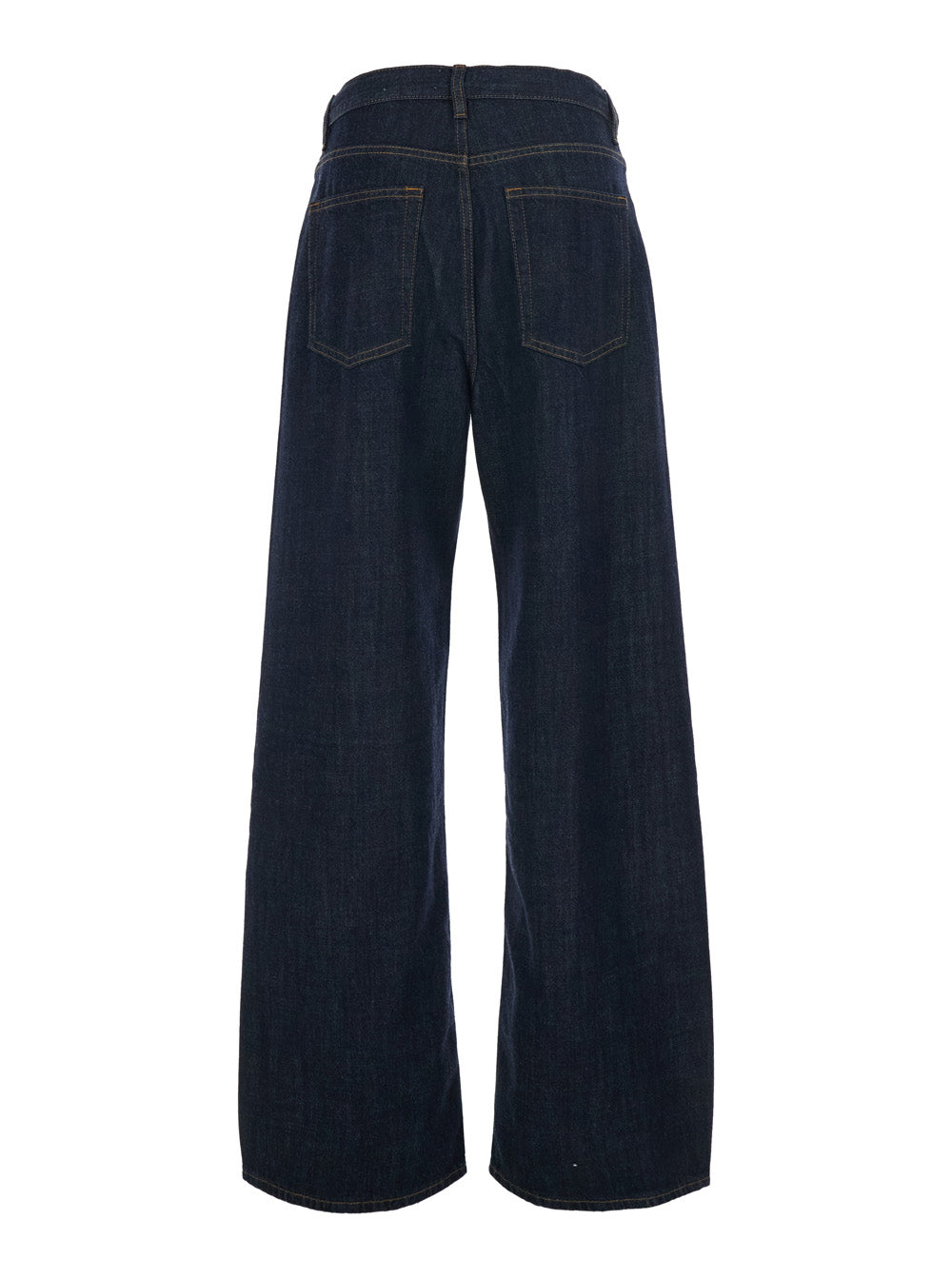 Jeans The Off Duty Drawstring Bow With Closure And Blue Patch For Women Blu