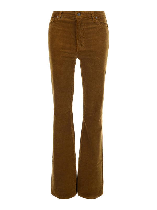 Trousers The Corduroy Reboot Beige Cotton