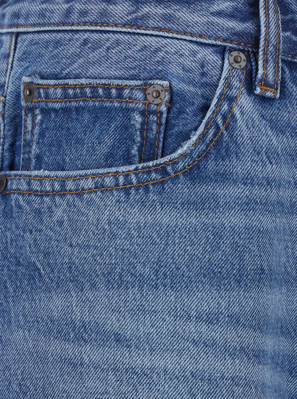 Relaxed Jean With High Waist And Pockets Blue For Women Blu