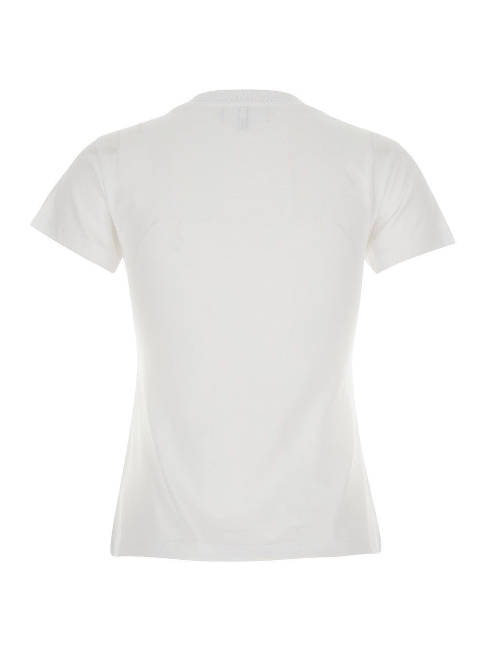 T-Shirt Basic Cotton Jersey Baby Fit Tiger With Short Sleeves And Round Neck White For Women Tshirts Polo Shirts