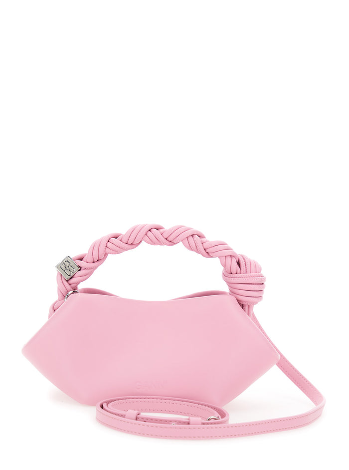 Bou Mini Butter Tote Bag With Handles And Pockets Tech Fabric Pink Women Hand