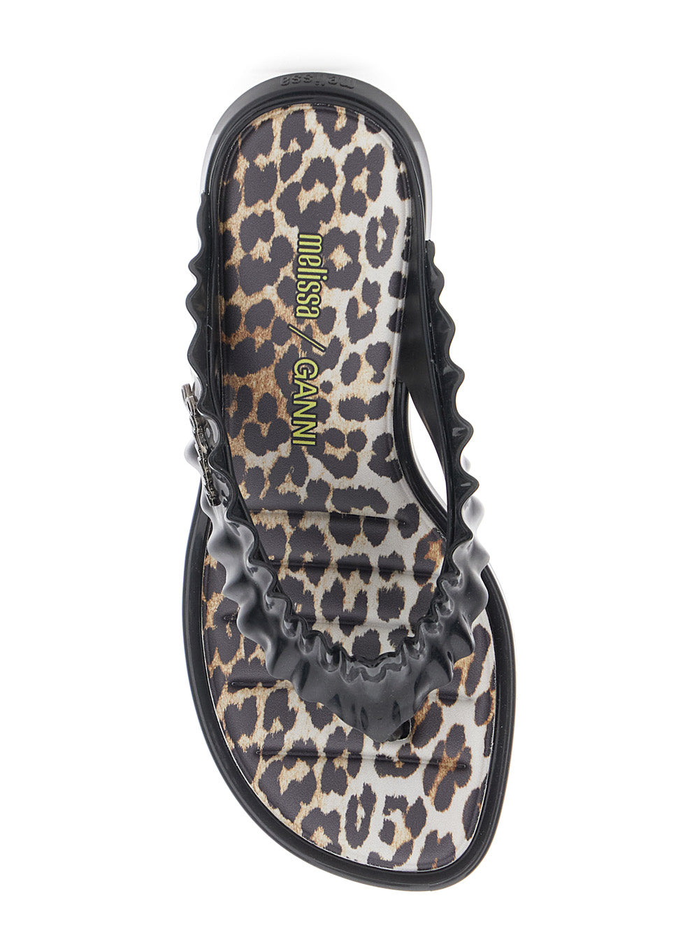 Melissa Thong Heels Characterized By A 7 Cm Kitten Heel And An Elegant Design Black For Women