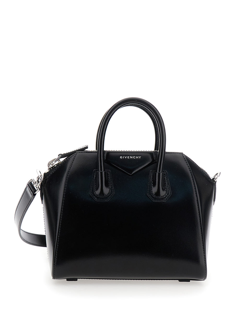 Handbag Antigona Black Leather Calf Handbags