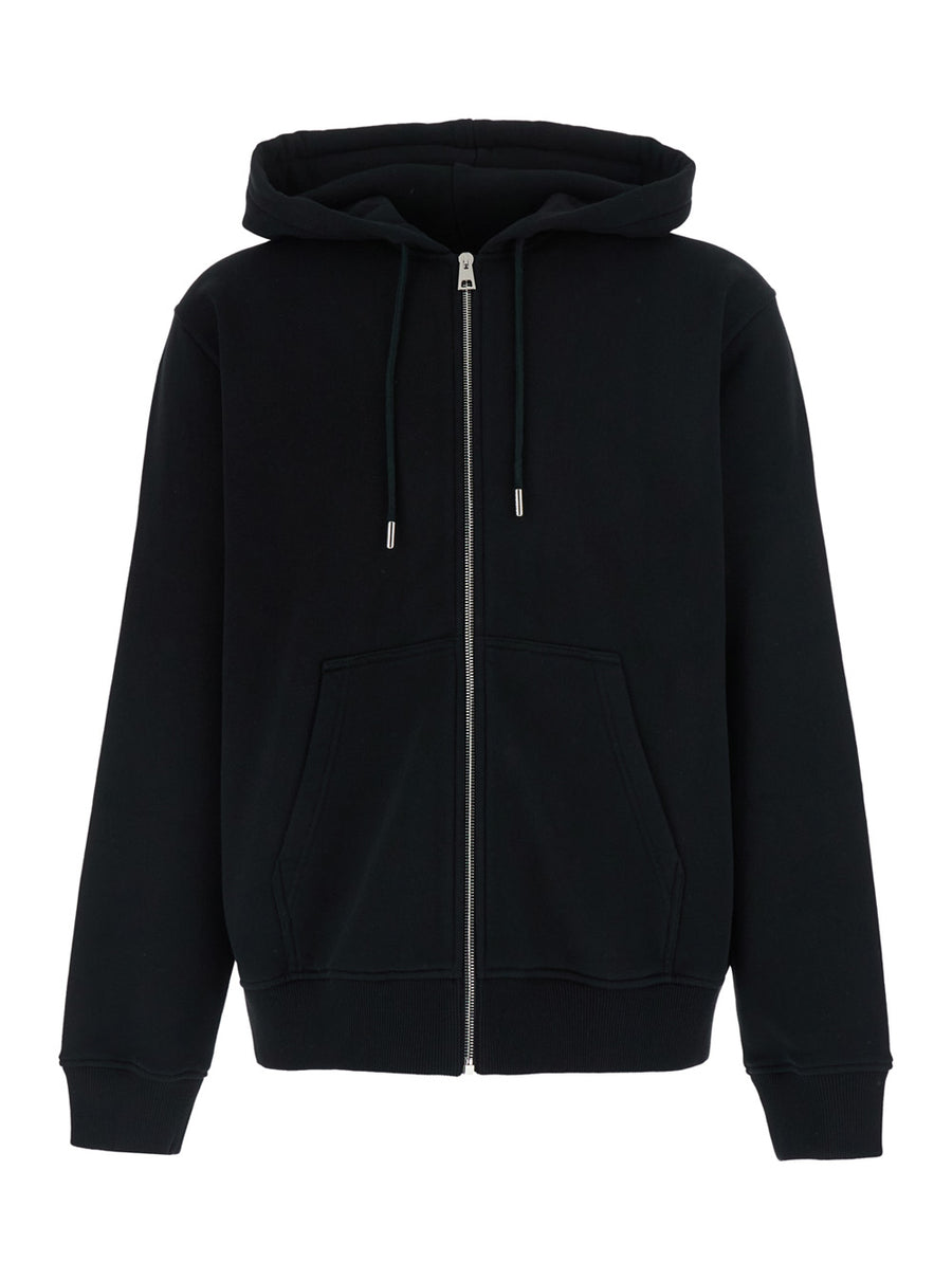 Hooded Sweatshirt Black Cotton Sweatshirts