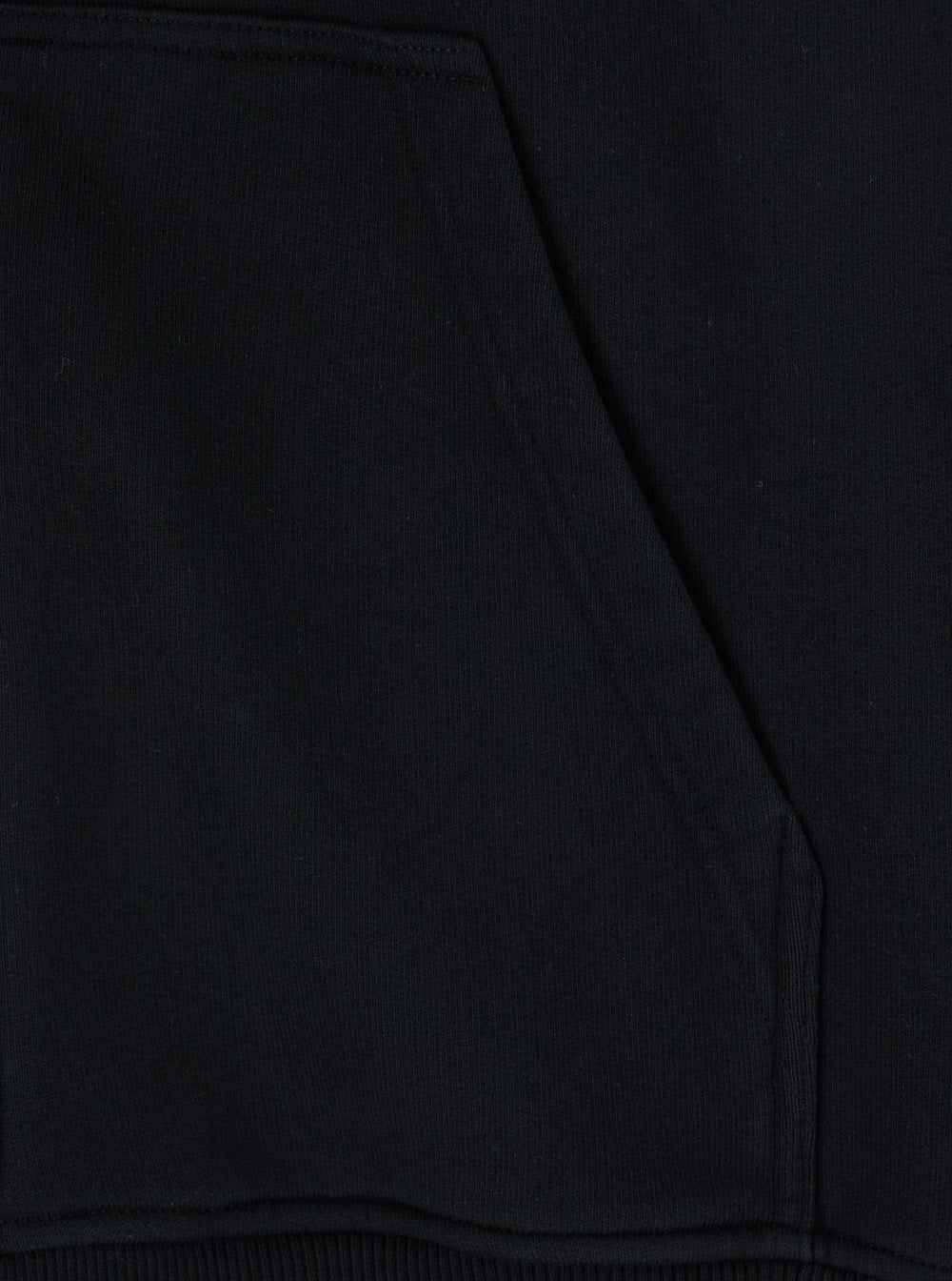 Black Hooded Sweatshirt With Logo On The Back Cotton For Men Sweatshirts