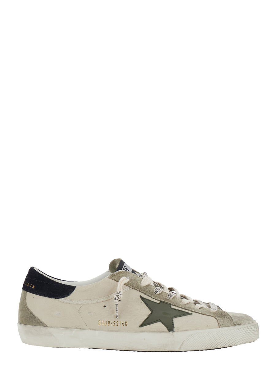 Low-Top Sneakers Superstar Beige Cow Leather Trainers