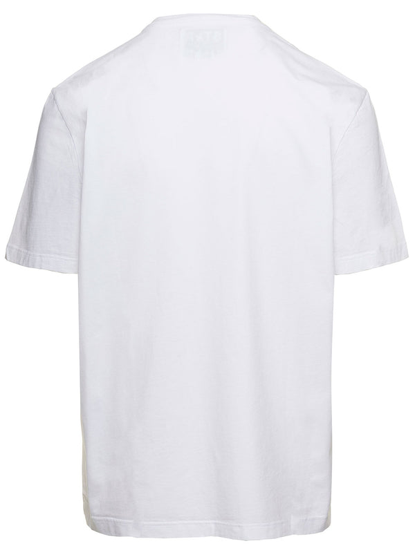 T-Shirt One Star Logo White Cotton T-shirts