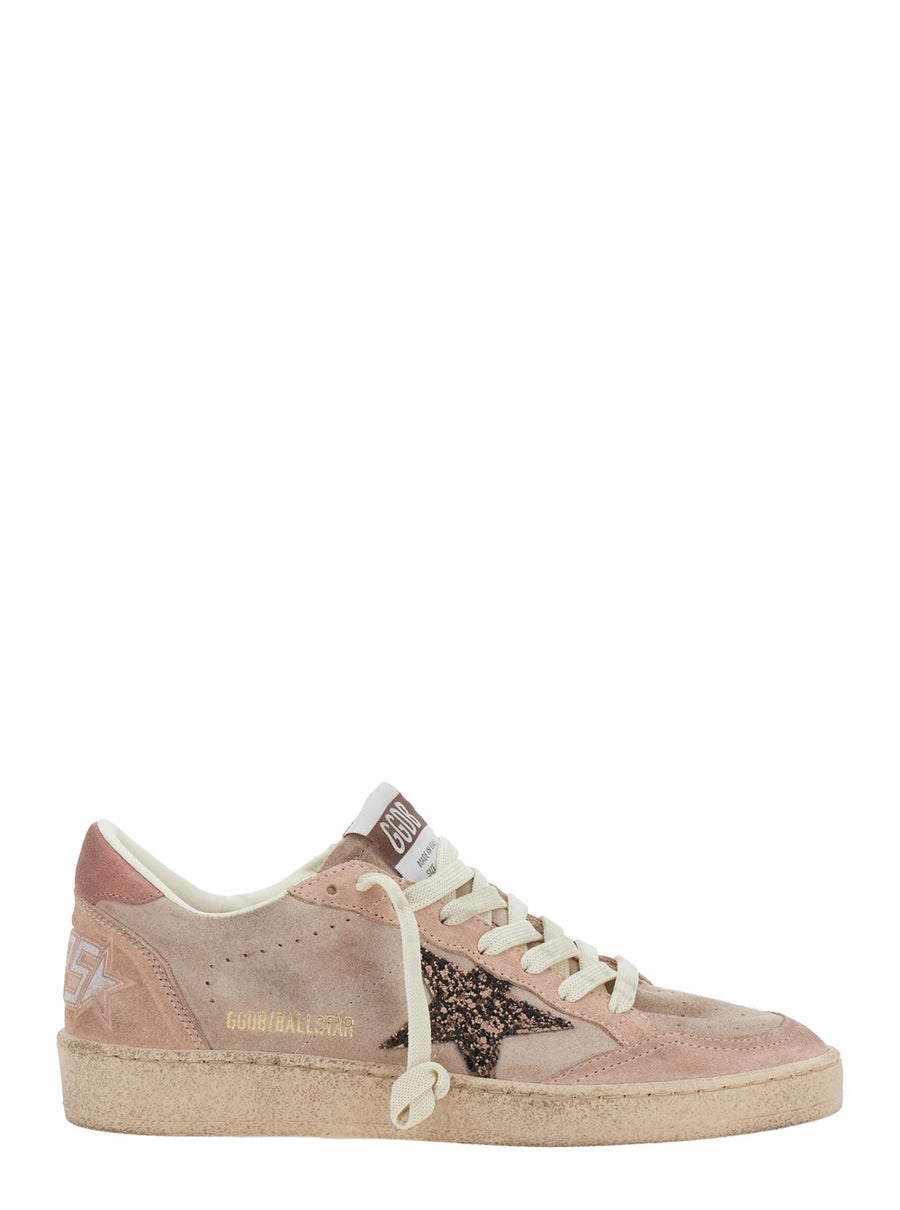 Low Top Sneakers Ballstar Pink Suede Trainers