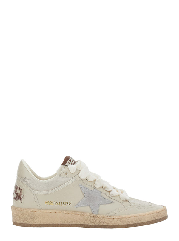 Sneakers Ballstar Beige Leather Trainers