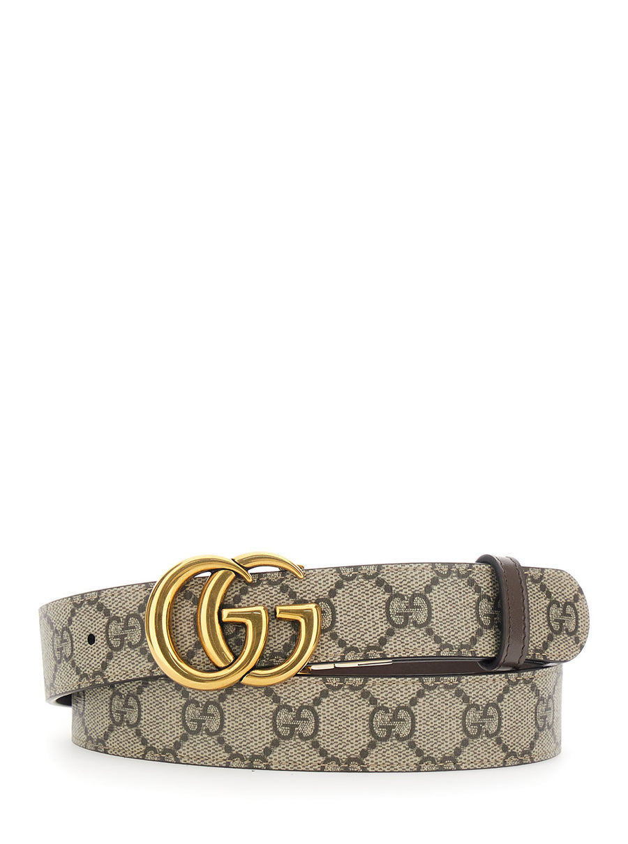 Reversible Belt Gg Supreme Brown Polyurethane
