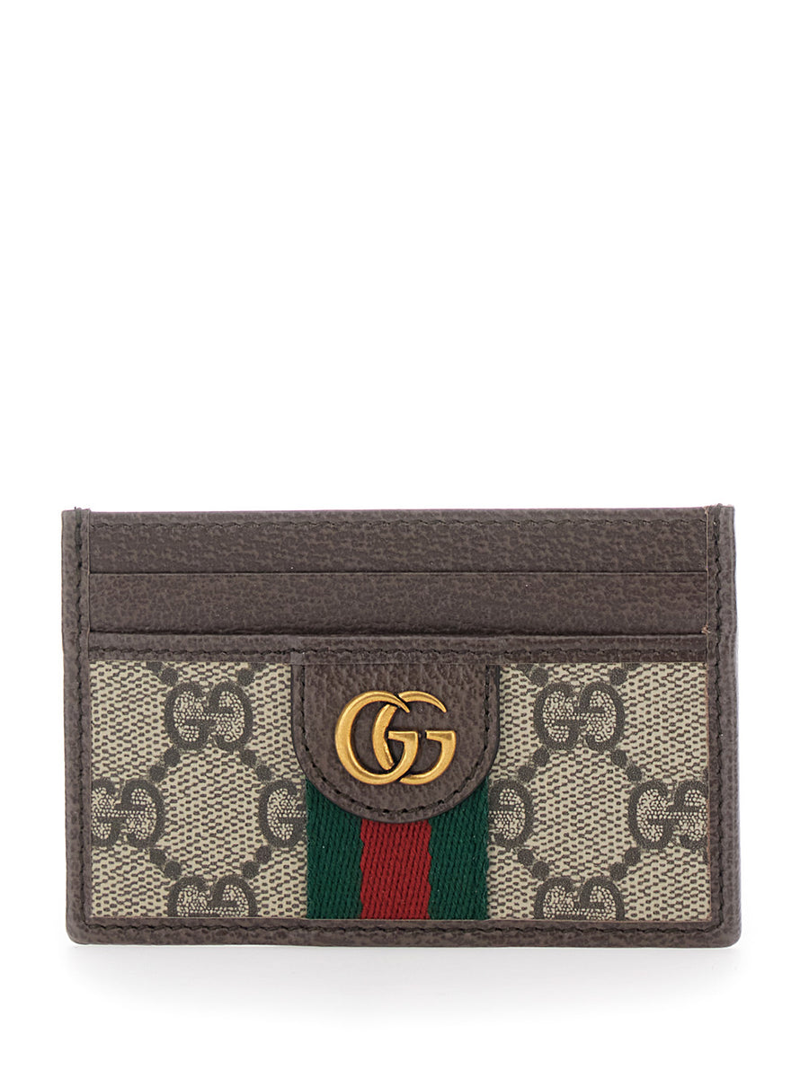 Card Holder Ophidia Beige Polyurethane Accessory