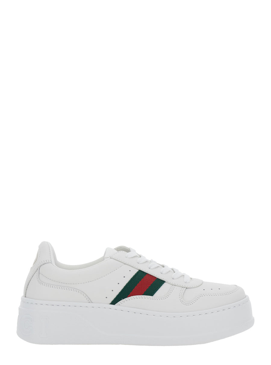 Sneakers White Leather Calf Trainers
