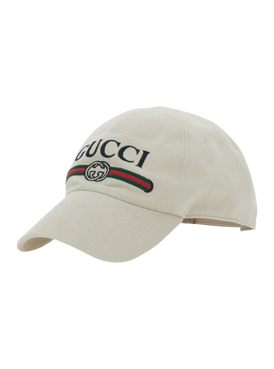 Hat White Cotton