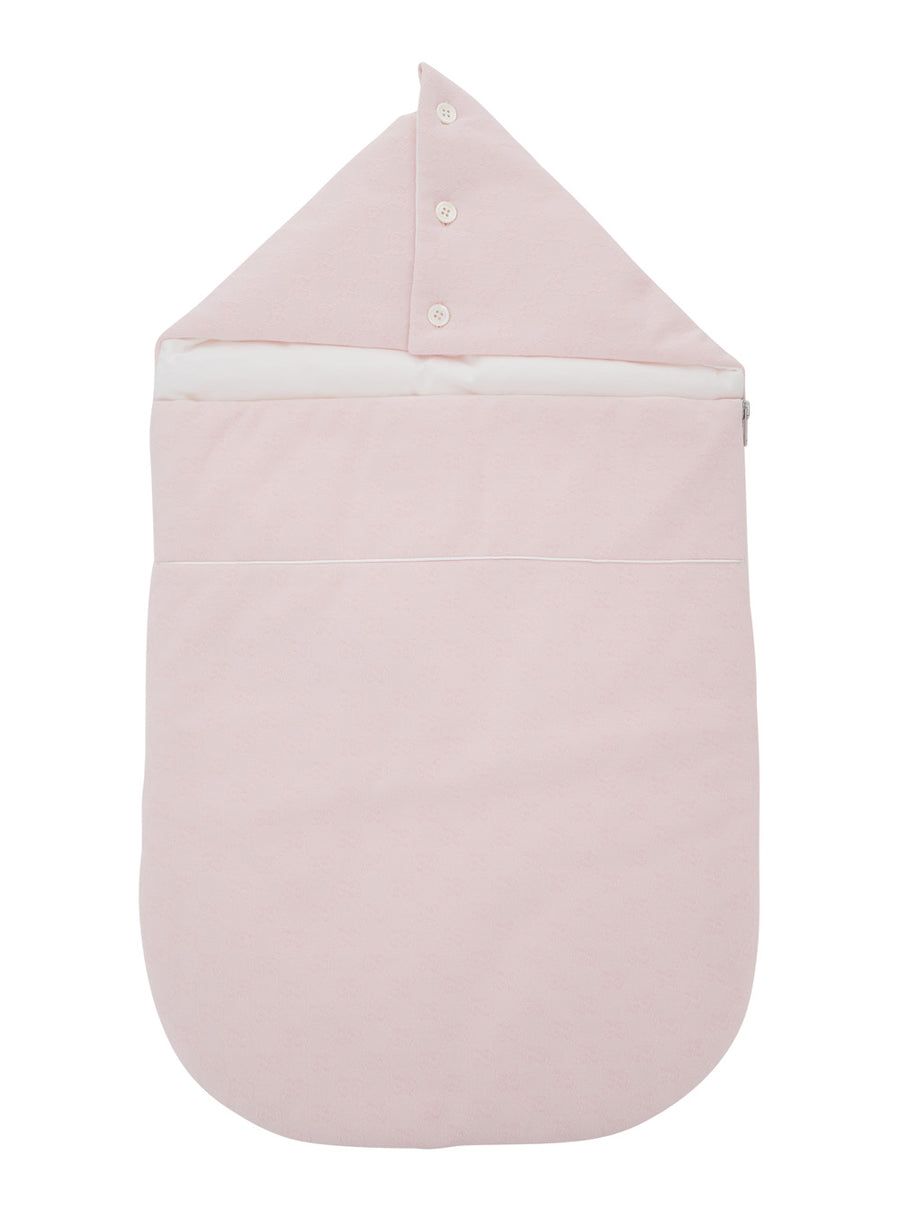 Angel Nest With Gg Motif Pink Cotton Padded Jackets