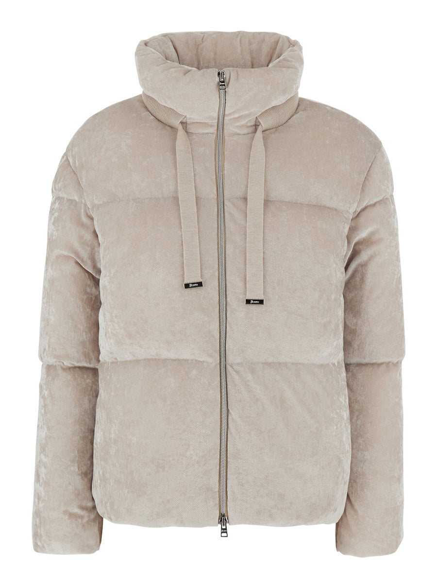 Down Jacket Beige Puffer