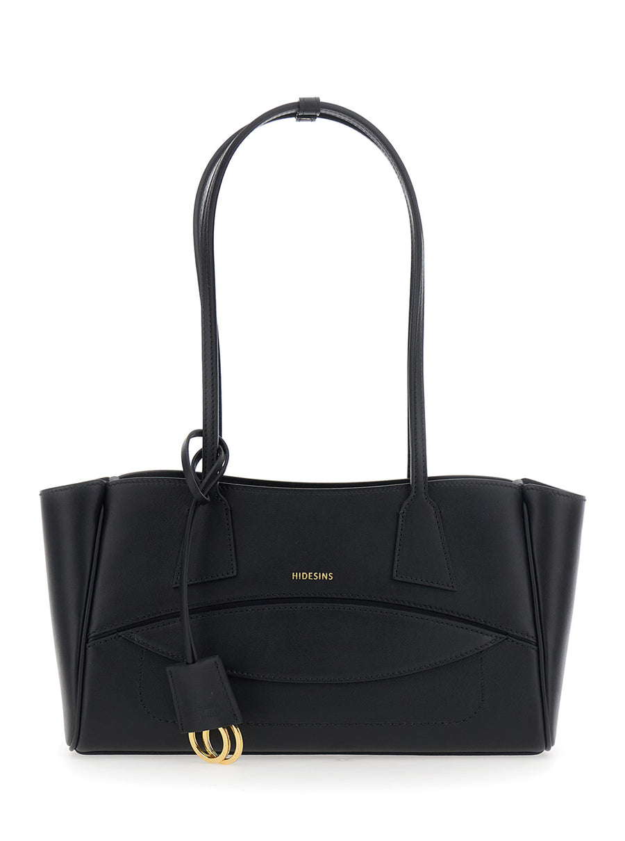 Shoulder Bag Black Leather