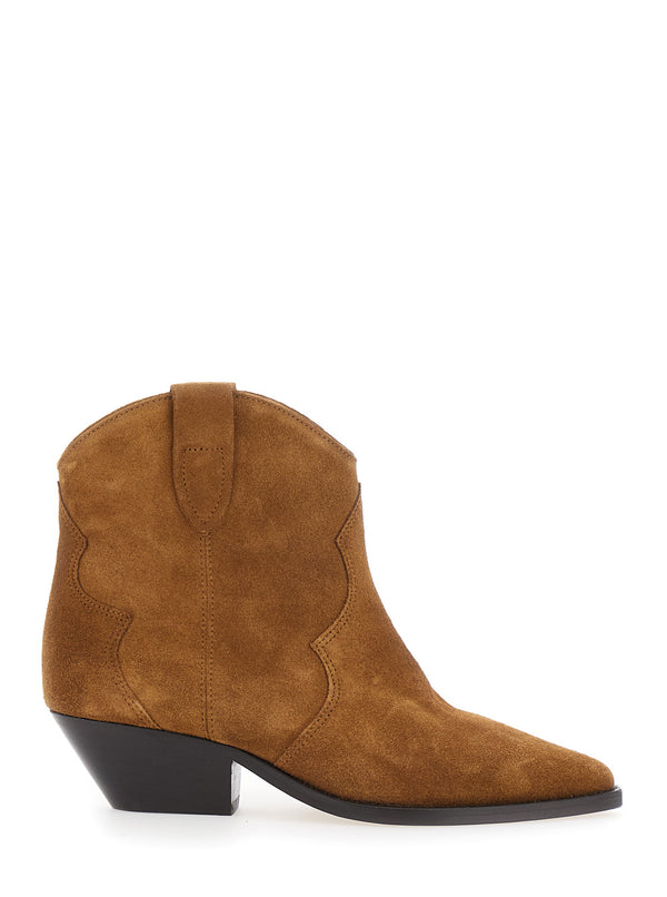 Ankle Boots Dewina Suede Brown