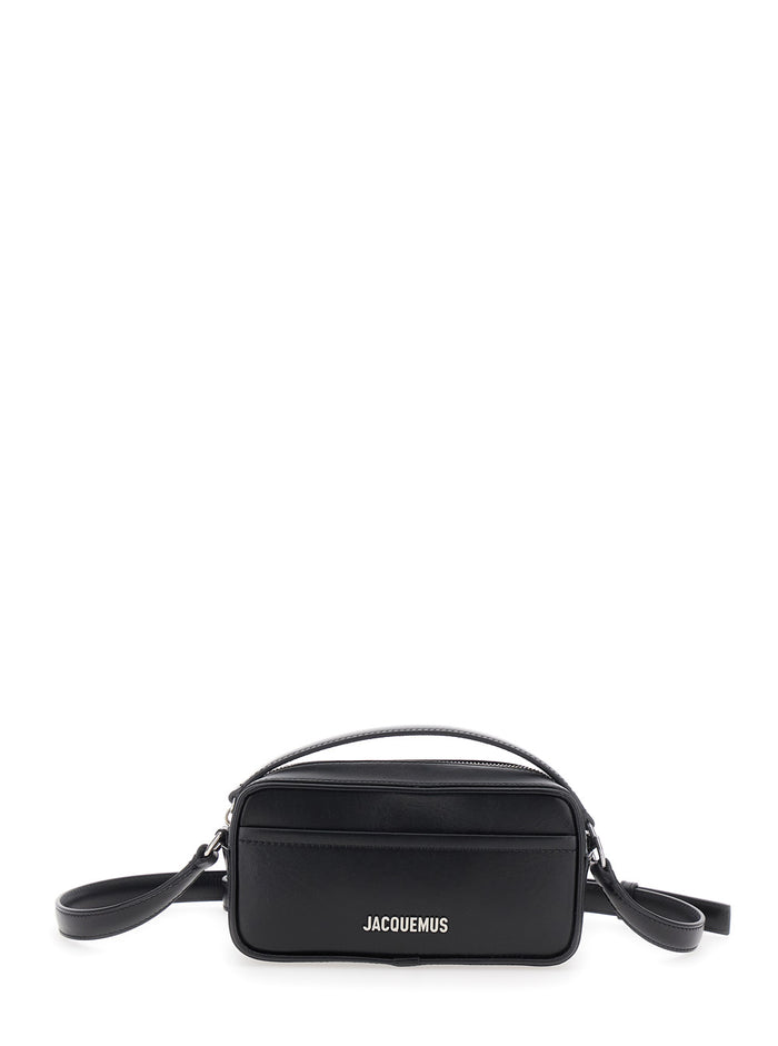 Crossbody Bag Le Baneto With Elegant Design Black Leather For Women