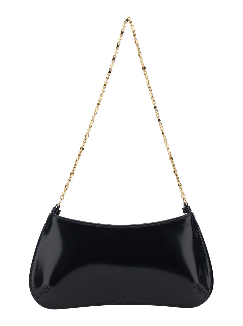 Le Petit Bisou Chaine Shoulder Bag Black Leather For Women Calf