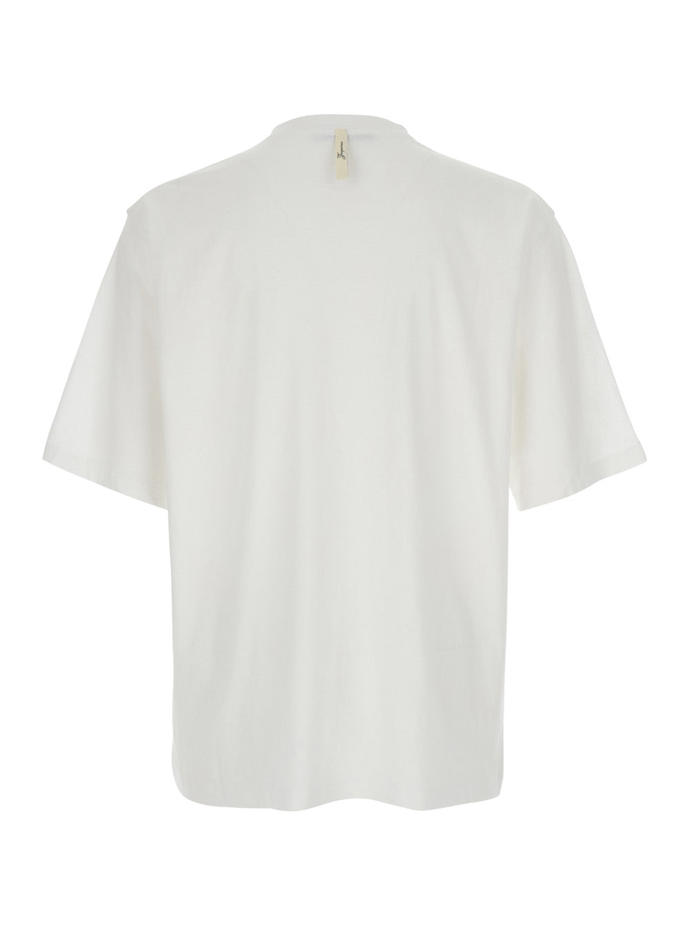 T-Shirt With Round Neck And Short Sleeves White Cotton For Women Hemp Tshirts Polo Shirts
