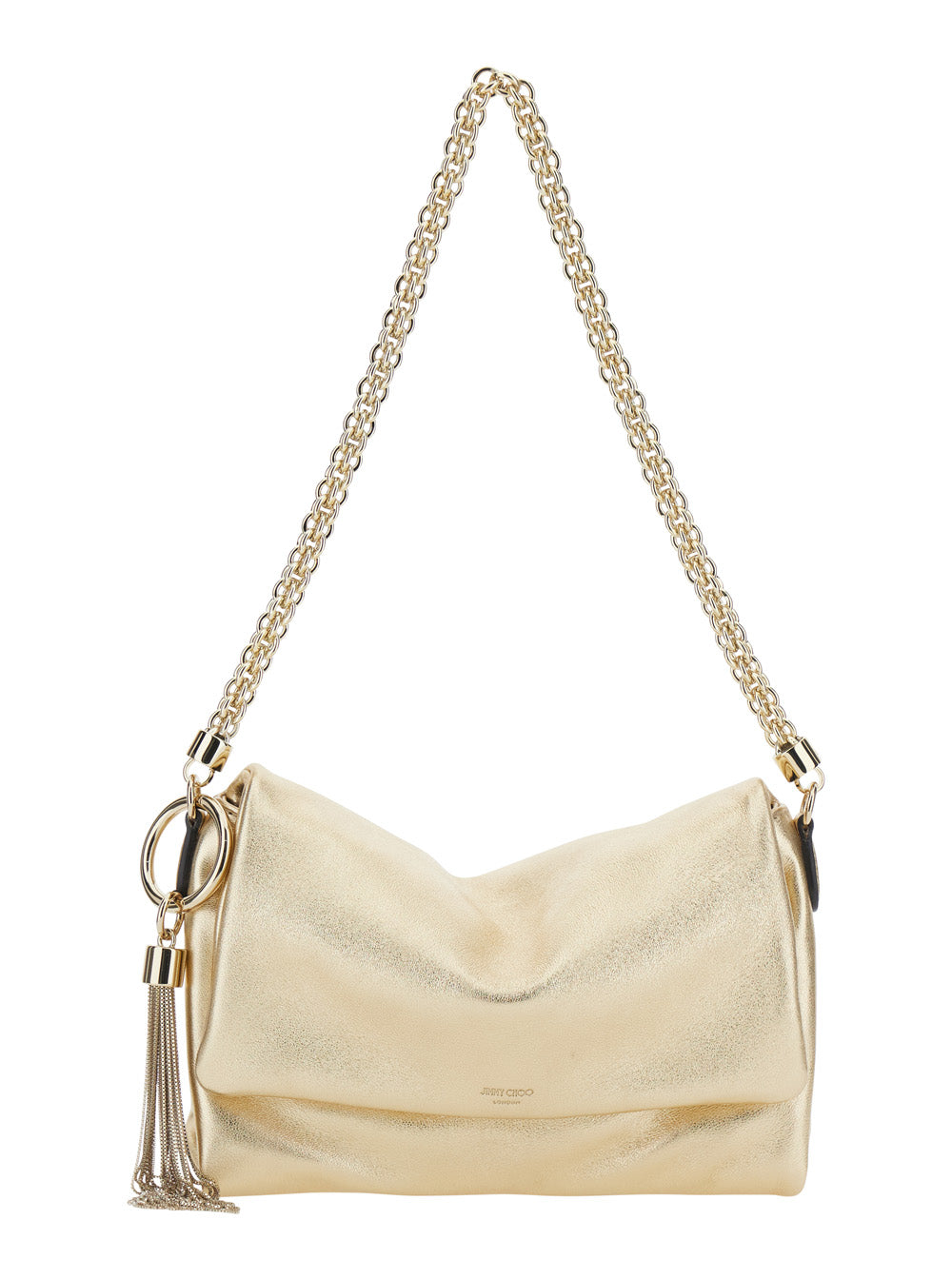 Callie Flap Metallic Nappa With Brass Details And Woman Lamb Mini Bags