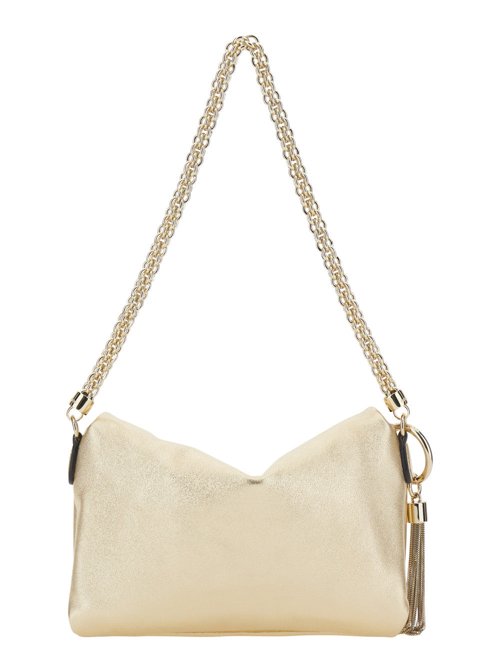Callie Flap Metallic Nappa With Brass Details And Woman Lamb Mini Bags