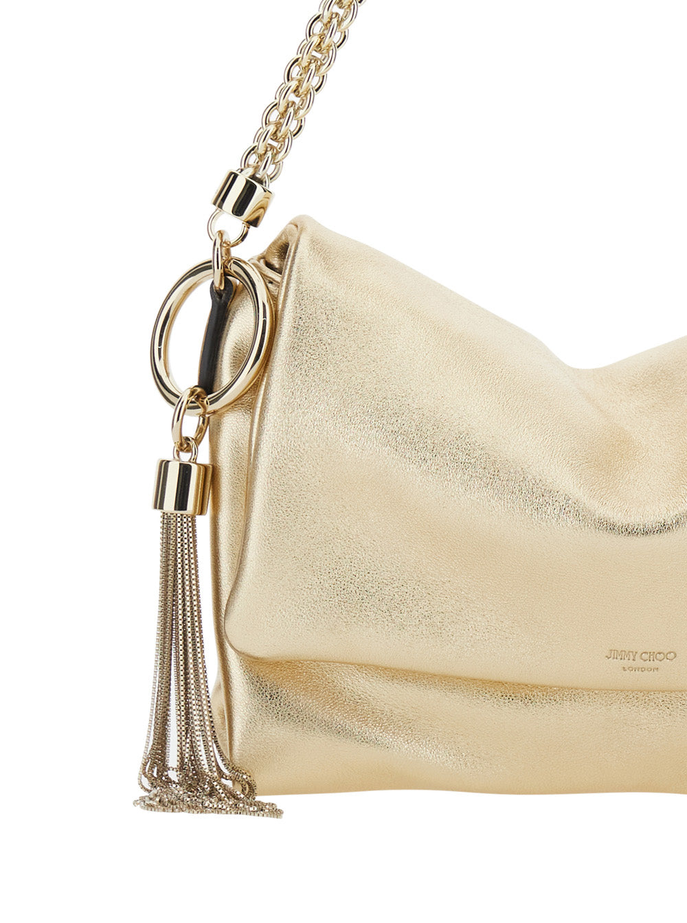 Callie Flap Metallic Nappa With Brass Details And Woman Lamb Mini Bags