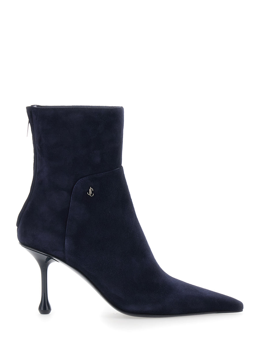 Boots Cycas Ab 80 Suede Blue Lamb Leather