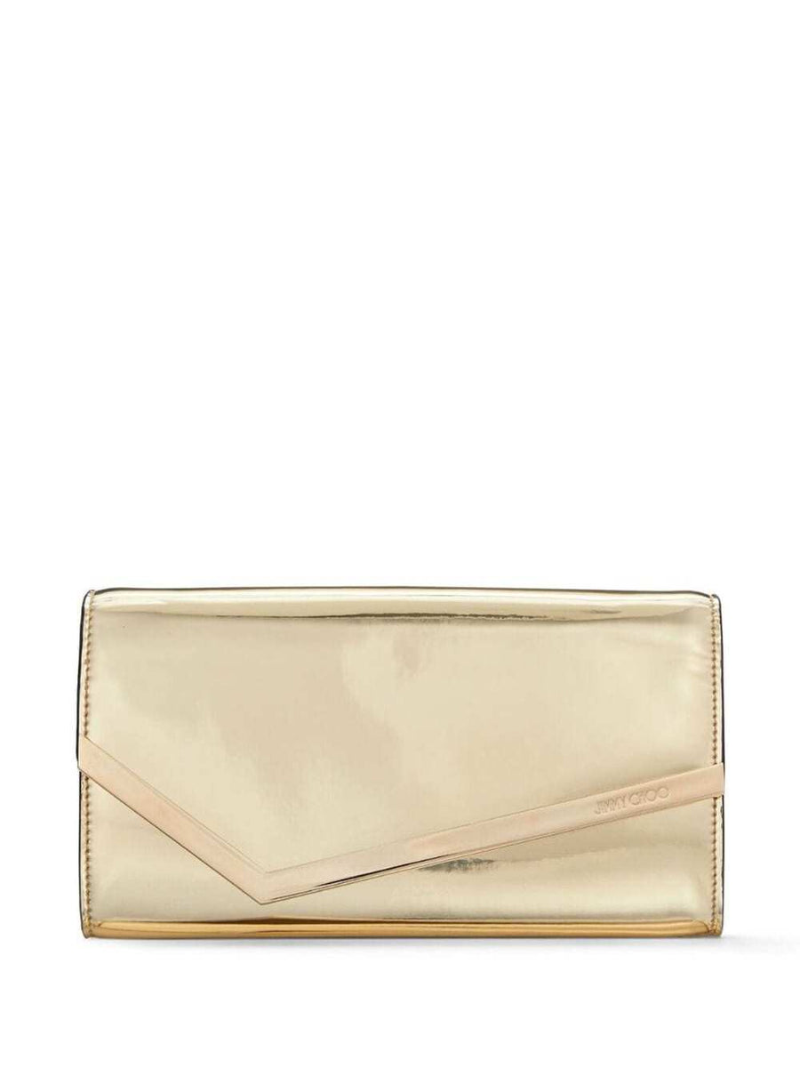 Envelope Clutch Emmie Metallic Fabric Bags