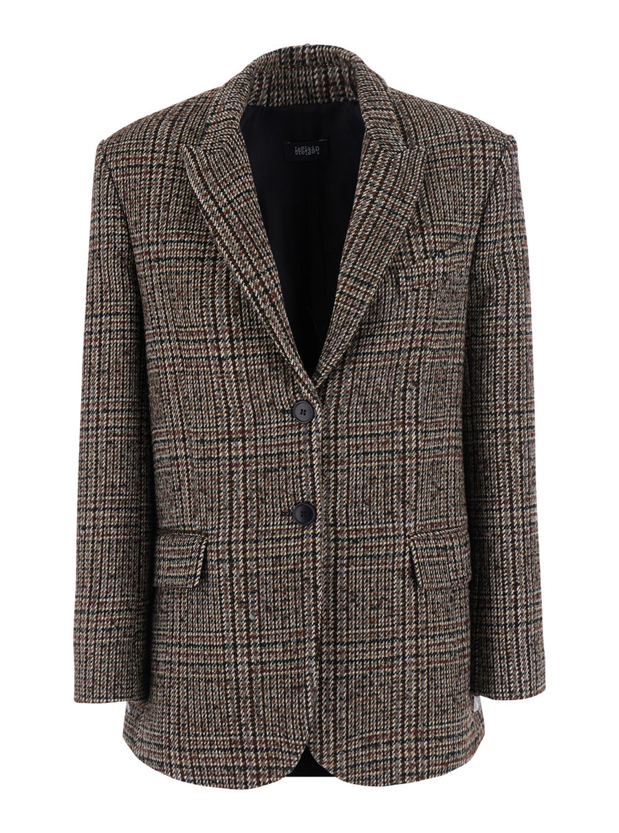 Single-Breasted Jacket Multicolour Blazers