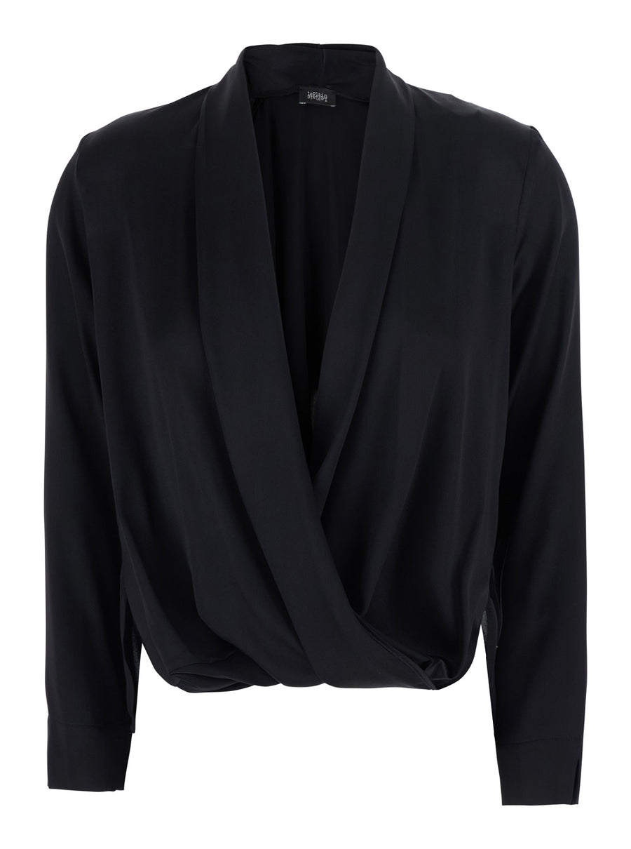 Georgette Blouse Black Blouses
