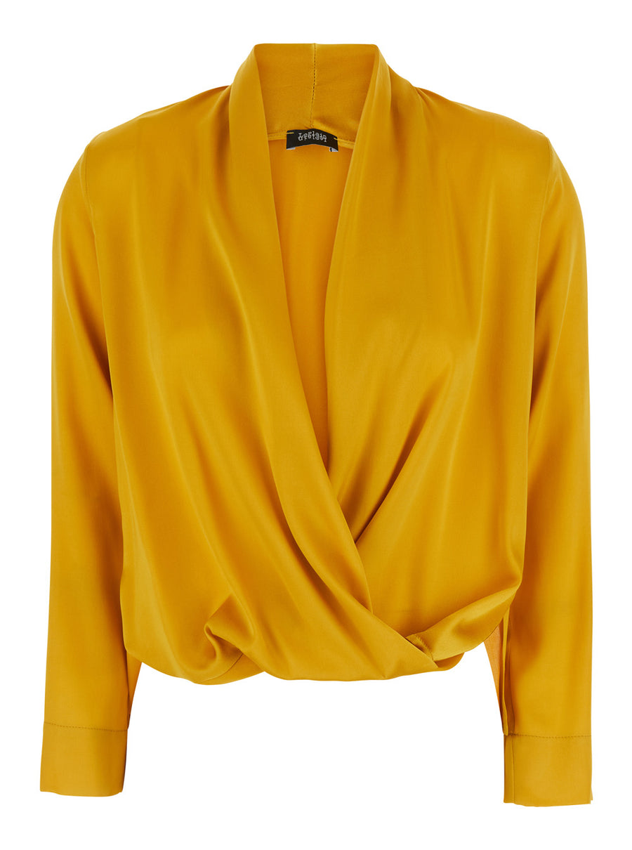 Blouse Georgette Yellow Blouses